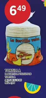 Kim Phat LA TORTILLA VELOZ TORTILLA offer