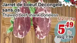 Marche C&T Jarret de bœuf Décongelé sans os offer