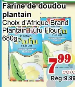 Marche C&T Farine de doudou plantain offer