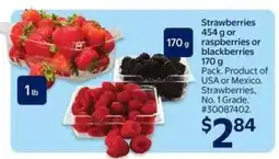 Walmart Strawberries, raspberries or blackberries offer