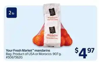 Walmart Your Fresh Market Mandarins offer