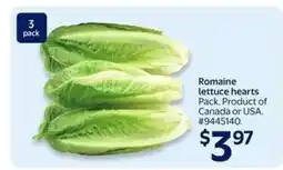 Walmart Romaine Lettuce Hearts offer