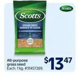 Walmart Scotts All-Purpose Grass Seed offer