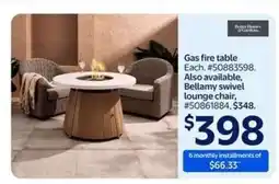 Walmart Gas fire table offer