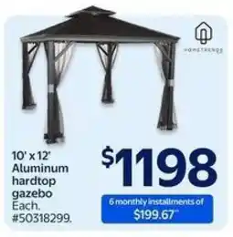 Walmart Aluminum Hardtop Gazebo offer