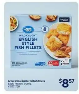 Walmart Great Value Battered Fish Fillets offer