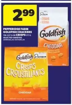 Real Canadian Superstore PEPPERIDGE FARM GOLDFISH CRACKERS offer