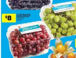 Real Canadian Superstore PC Stella Bella Green or Sweet Celebration Red Seedless Grapes offer