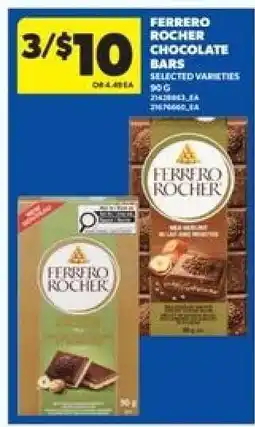 Real Canadian Superstore FERRERO ROCHER CHOCOLATE BARS offer
