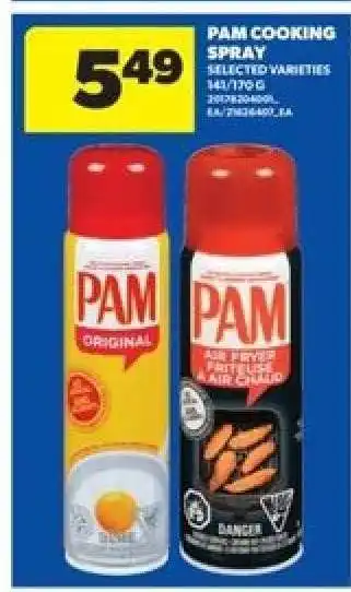 Real Canadian Superstore PAM COOKING SPRAY offer