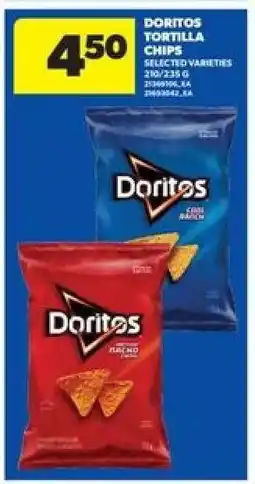 Real Canadian Superstore Doritos Tortilla Chips offer