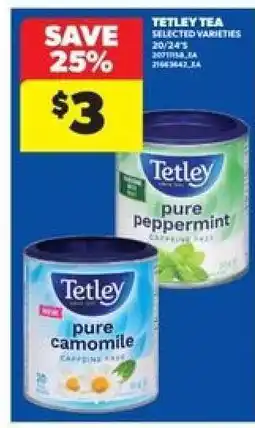 Real Canadian Superstore TETLEY TEA offer