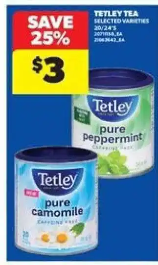 Real Canadian Superstore TETLEY TEA offer