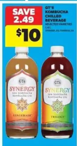 Real Canadian Superstore GT's Kombucha Chilled Beverage offer