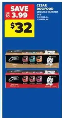 Real Canadian Superstore CESAR DOG FOOD offer