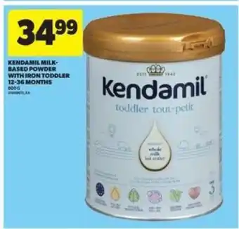 Real Canadian Superstore Kendamil Milk-Based Powder with Iron Toddler offer