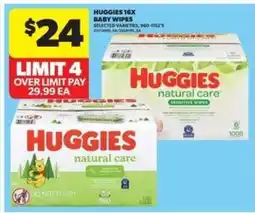 Real Canadian Superstore Huggies 16x Baby Wipes offer