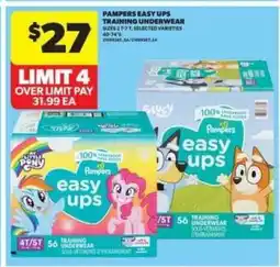 Real Canadian Superstore Pampers Easy-Ups Training Underwear offer