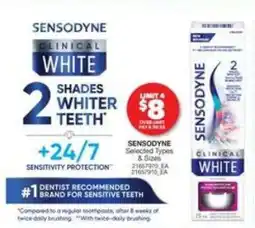 Real Canadian Superstore SENSODYNE CLINICAL WHITE offer