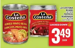 Food Basics La Costeña Beans & Peppers Marinade offer