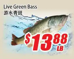 WinCo Food Mart Live Green Bass offer