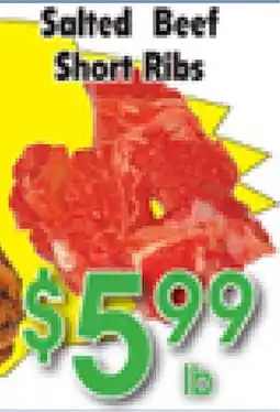 Danforth Food Market Salted Beef Short Ribs offer