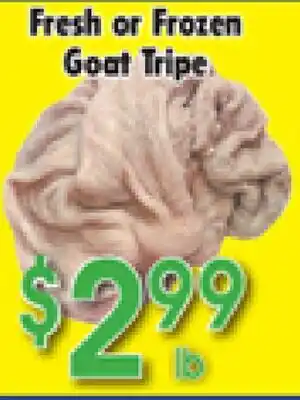 Danforth Food Market Fresh or Frozen Goat Tripe offer