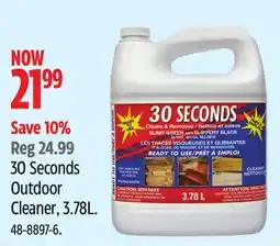 Canadian Tire 30 Seconds Outdoor Cleaner, 3.78L offer