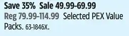 Canadian Tire Smart Screen Selected PEX Value Packs offer