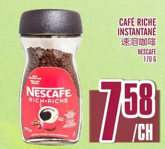 Marché Lian Tai CAFÉ RICHE INSTANTANÉ offer
