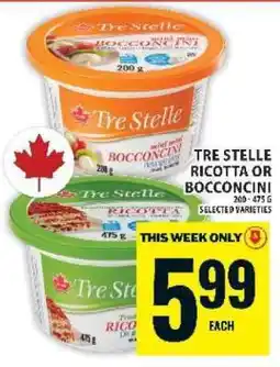 Food Basics TRE STELLE RICOTTA OR BOCCONCINI offer