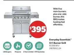 Real Canadian Superstore Everyday Essentials 5+1 Burner Grill offer