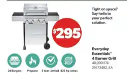 Real Canadian Superstore Everyday Essentials 4 Burner Grill offer