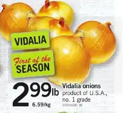 Loblaws Vidalia onions offer