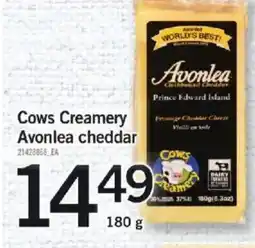 Loblaws Cows Creamery Avonlea cheddar offer