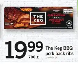 Loblaws The Keg BBQ pork back ribs offer