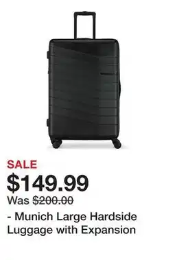 TSC Stores Munich Large Hardside Luggage with Expansion offer