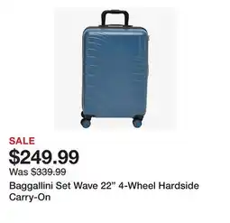 TSC Stores Baggallini Set Wave 22 4-Wheel Hardside Carry-On offer