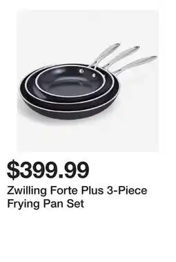 TSC Stores Zwilling Forte Plus 3-Piece Frying Pan Set offer