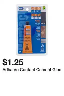 Dollarama Adhaero Contact Cement Glue offer