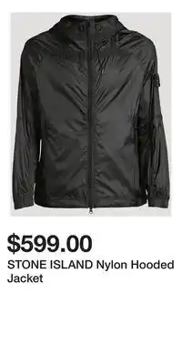 Holt Renfrew STONE ISLAND Nylon Hooded Jacket offer