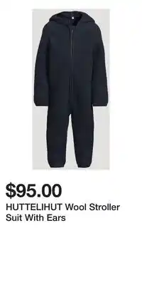 Holt Renfrew HUTTELIHUT Wool Stroller Suit With Ears offer