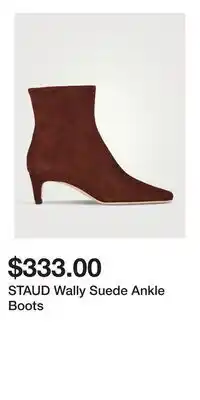 Holt Renfrew STAUD Wally Suede Ankle Boots offer