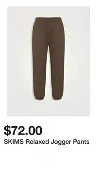 Holt Renfrew SKIMS Relaxed Jogger Pants offer