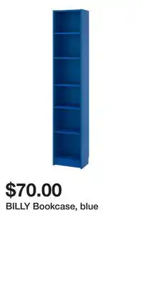 IKEA BILLY Bookcase, blue offer