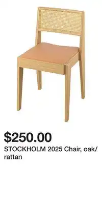 IKEA STOCKHOLM 2025 Chair, oak/rattan offer