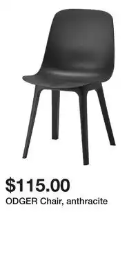 IKEA ODGER Chair, anthracite offer