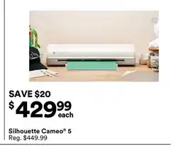 Michaels Silhouette Cameo 5 offer