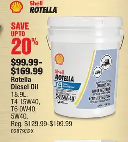PartSource Shell Rotella Diesel Oil offer