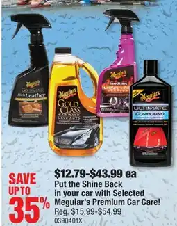 PartSource Put the Shine Back in your car with Selected Meguiar's Premium Car Care! offer